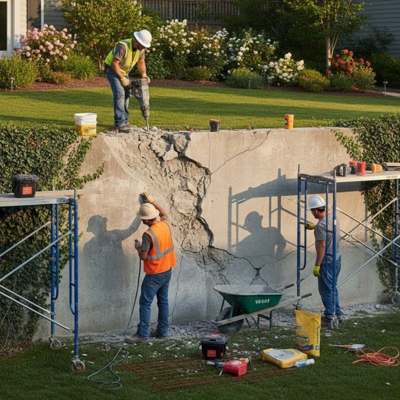 Concrete Wall Repair in Corpus Christi, TX